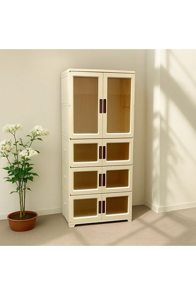Estilo Plastic cupboard (149×81×48 cm)
