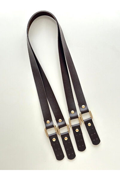 Pnrhobi Dikmeli Deri Askı-acı kahve rengi