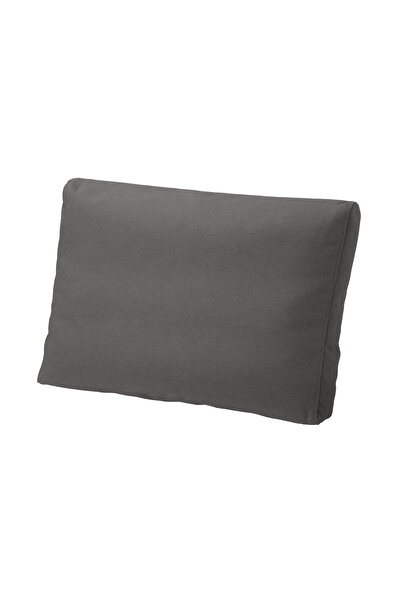 IKEA FRÖSÖN dış mekan sırt minderi kılıfı, koyu gri, 62x44 cm