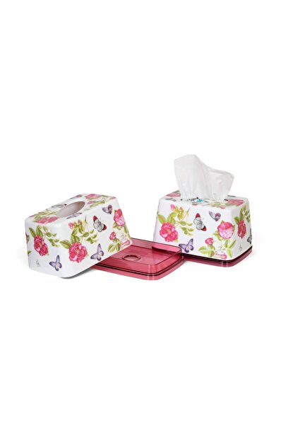 PRATİKPAK Pratikpak Organizer Napkin Holder Plastic Horizontal Visual Label 2 Pcs