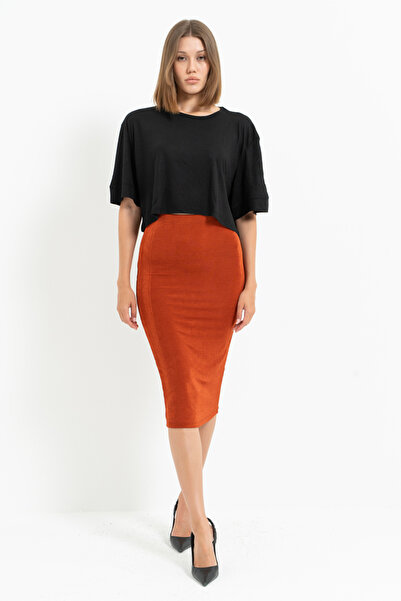 Kikiriki Brick Midi Skirt