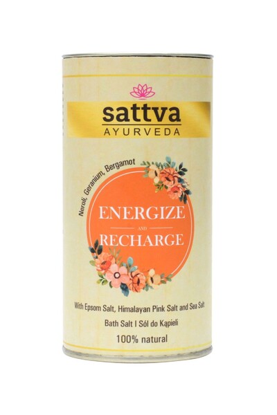 Sattva Ayurveda Sare de baie cu sare epsom, sare de mare, sare de Himalaya En...