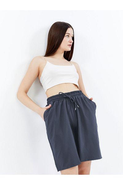 KRAVEN Pantaloni scurți sport subțiri (țesuți) din țesătură parașută pentru femei