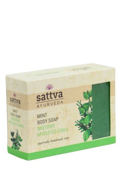 Sattva Ayurveda Glycerin and mint soap, 125gr - Sattva Ayurveda