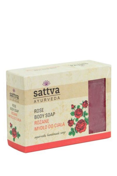 Sattva Ayurveda Glycerin and rose soap, 125gr - Sattva Ayurveda