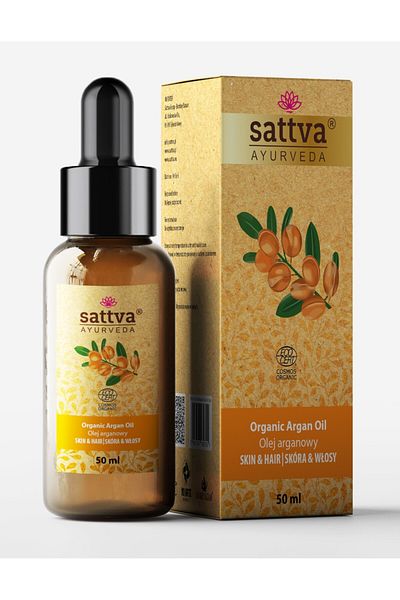 Sattva Ayurveda Ulei de argan organic, 50ml - Sattva Ayurveda