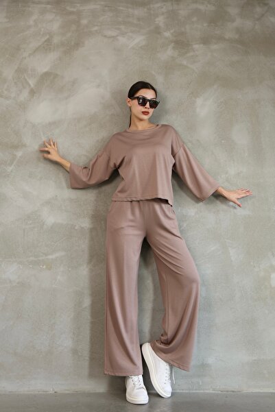 PONÇİK Γυναικείο Σετ Φόρμας Modal Soft Touche με Κοντομάνικο Παντελόνι και Τσ...