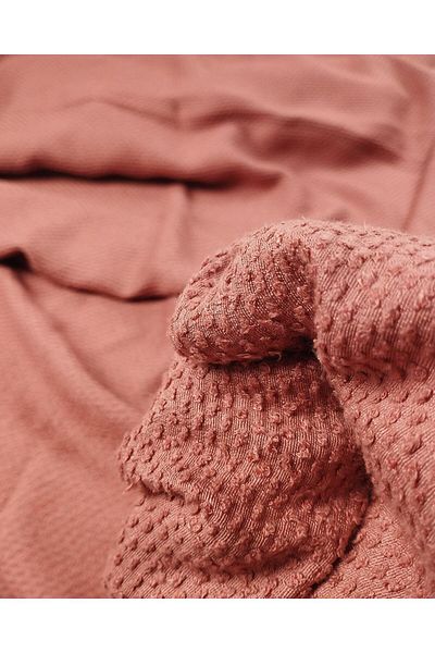 Kumaş Parça Woven in Dusty Rose Color (Width 150 cm X Length 165 cm)