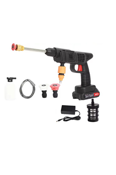 BsElektronik Araç Yıkama Tabancası Şarjlı Lityum Batarya