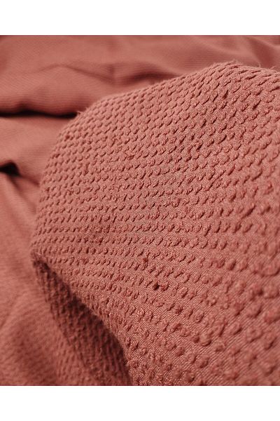 Kumaş Parça Woven in Dusty Rose Color (Width 150 cm X Length 165 cm)