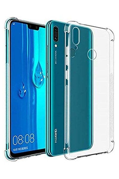 Generic Shockproof protective cover for Huawei Y9 2019 transparent with screen protector