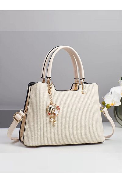 GENERAL New Stylish and Versatile Korean Style Ladies Handbag - Cream