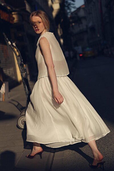 laviess Women's Pleated Midi Skirt