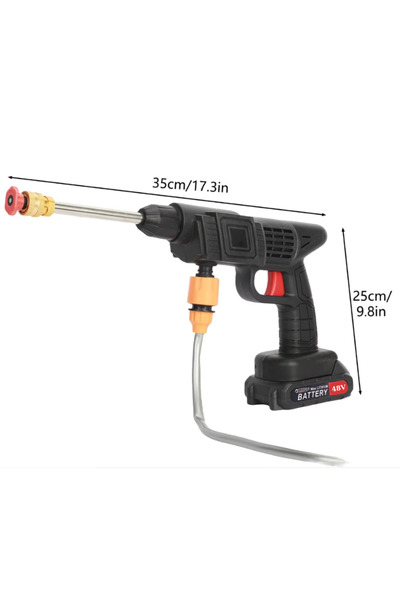 BsElektronik Araç Yıkama Tabancası Şarjlı Lityum Batarya