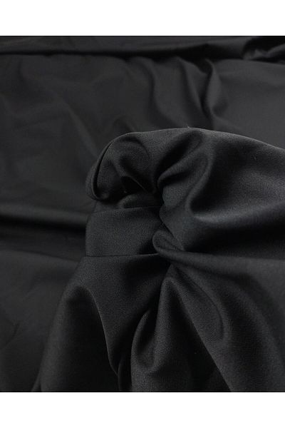 Kumaş Parça Cotton Synthetic Webbing in Black Color (Width 140 cm X Length 170 cm)