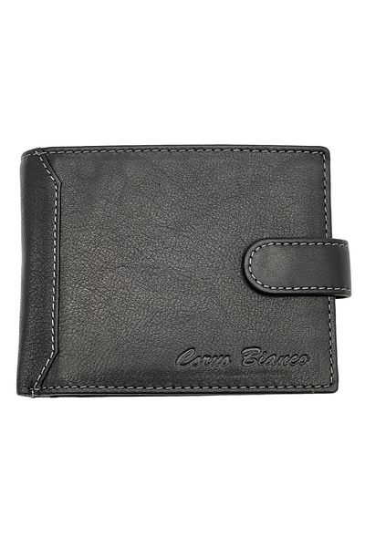 Micutz Elegant Men's Wallet Made of Genuine Leather, Compatible with Passport, Permit, Romanian Banknotes