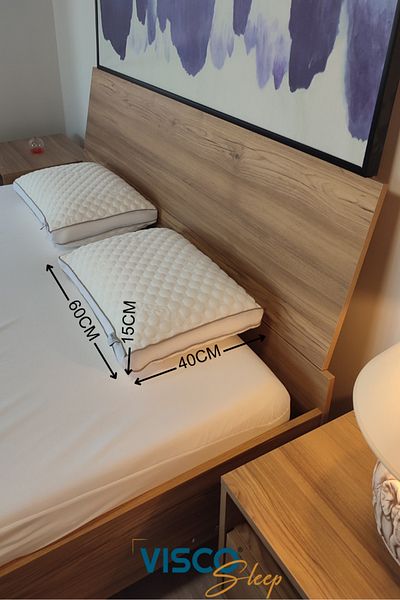 visco sleep Visco Collagen Pillow Orthopedic Visko Pillow 60X40X15 cm