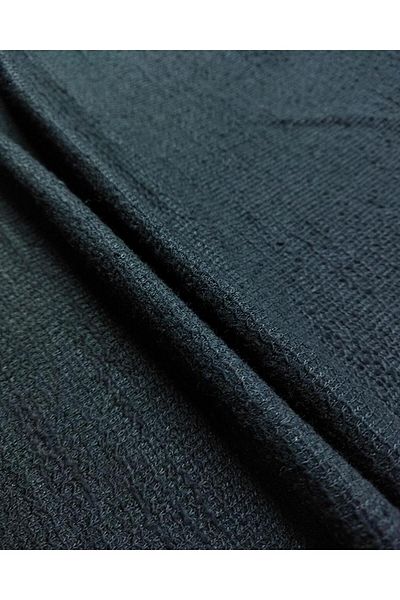 Kumaş Parça Thin Knitwear in Black Color Width: 145 cm