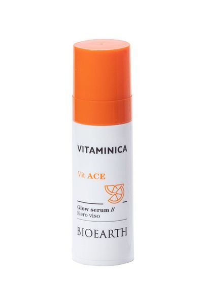 Bioearth Ser pentru fata cu Vitamina A, C si E, 30ml - Vitaminica Bioearth