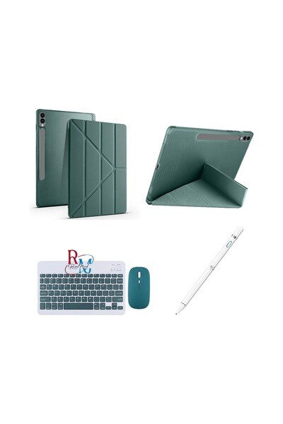 redmud teknoloji Samsung Galaxy Tab S10 FE Plus 13.1" ile Uyumlu Standlı Kılı...