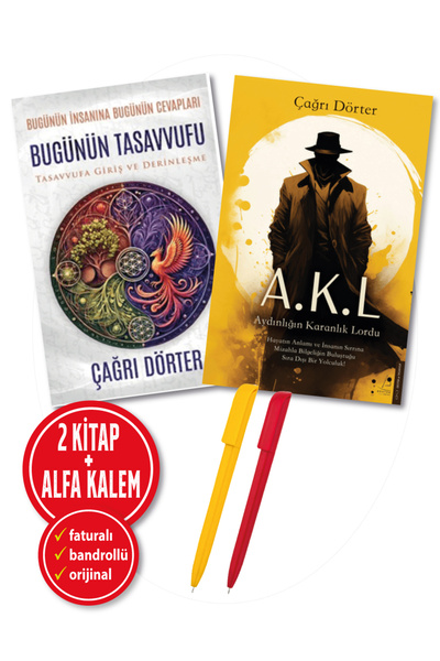 Destek Yayınları Alfa Kalem+ Bugünün Tasavvufu+Aydınlığın Karanlık Lordu 2 Ki...