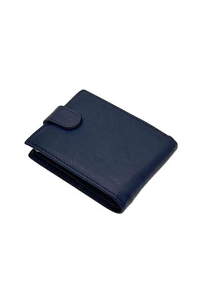 Micutz Men's Genuine Leather Wallets: Elegance -010-1-YK, Dark Blue Color