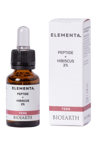 Bioearth Peptide si Hibiscus Beauty Booster, 15ml - Elementa Bioearth