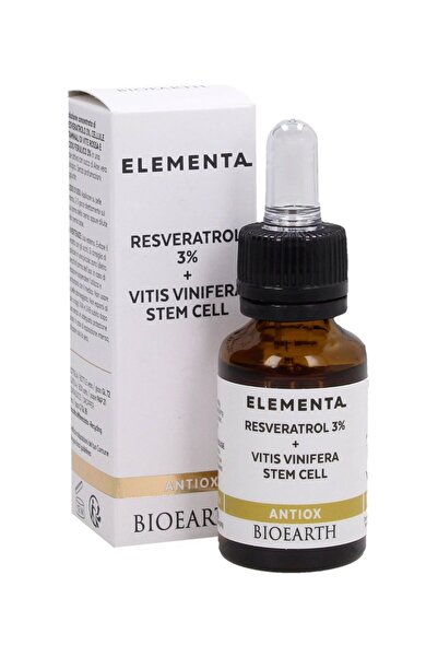Bioearth Ser pentru fata cu resveratrol, 15ml - Elementa Bioearth
