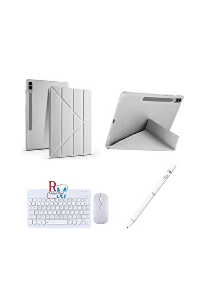 redmud teknoloji Samsung Galaxy Tab S10 FE Plus 13.1" ile Uyumlu Standlı Kılı...