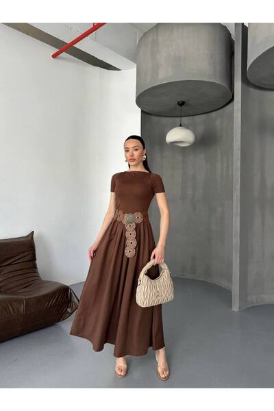 BOUQUET OF TULİP Kısa Kollu Kloş Elbise