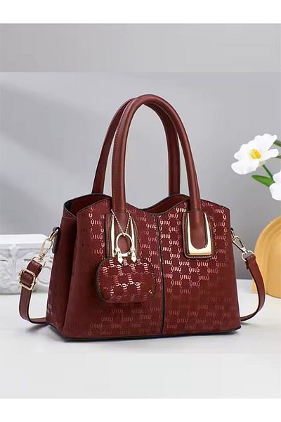mın New Design Elegant Women's Handbag - Liver Red