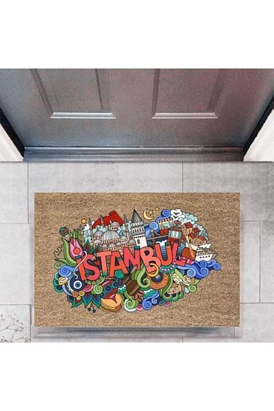 Mu Art Ahşap Bfs Door Mat Decorative Digital Printing Citiesp-2761