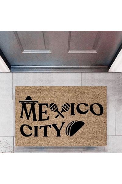 Mu Art Ahşap Bfs Door Mat Decorative Digital Printing Citiesp-2742