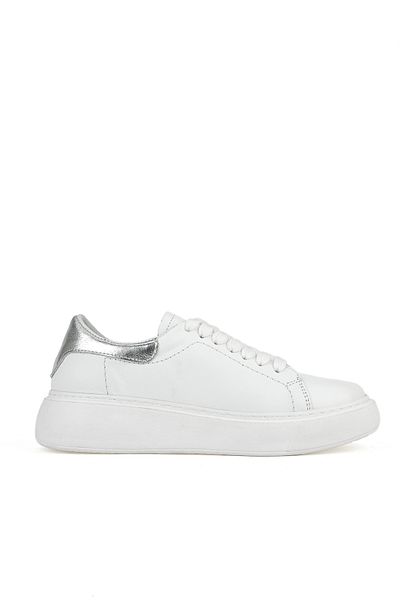 Ziya , Women's Genuine Leather Sneaker 1531050Z26802370K White