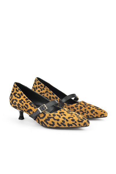 Ziya , Pantofi de damă din piele naturală 1531050Z26104804K2 Leopard