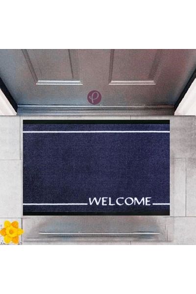 Mu Art Ahşap Bfs Door Mat Decorative Digital Printing Welcome P-2338