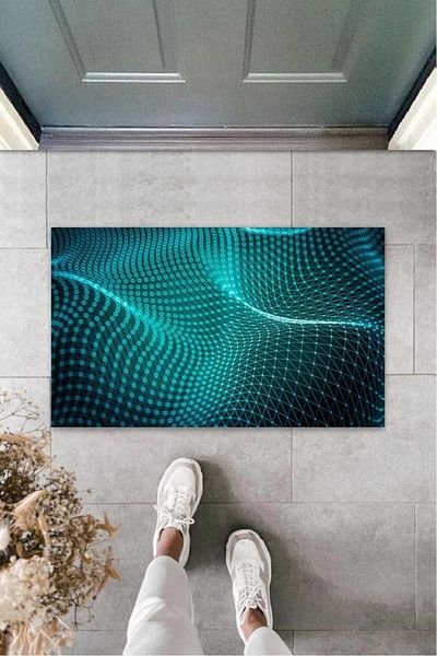 Mu Art Ahşap Bfs Digital Printing Turquoise Digital Mat K-3136