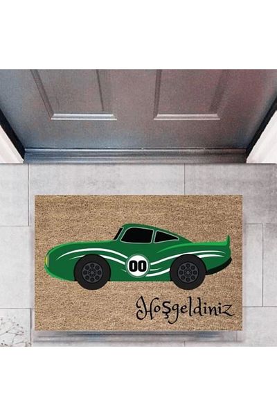 Mu Art Ahşap Bfs Door Mat Decorative Digital Printing Cars P-2695