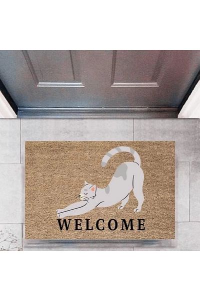 Mu Art Ahşap Bfs Door Mat Decorative Digital Printing Animalsp-2729