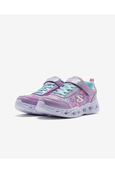 SKECHERS Heart Lights-boogie Love Büyük Kız Çocuk Mor Işıklı Spor Ayakkabı 303257l Lvmt