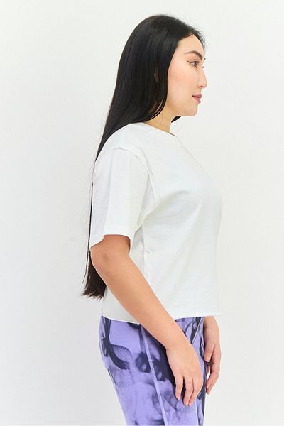 Puma X X-girl Women Sportswear Fit Short Sleeves Outdoor Crop Top, White