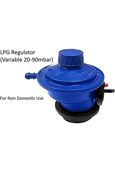 Other Adjustable LPG Gas Regulator with Child Safety Lock (20-90 mbar, 22mm Diameter)