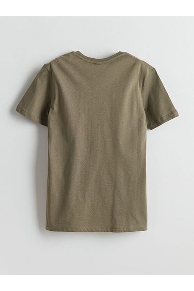 LC Waikiki Lcw Eco Crew Neck Dinosaur Printed Boys T-Shirt