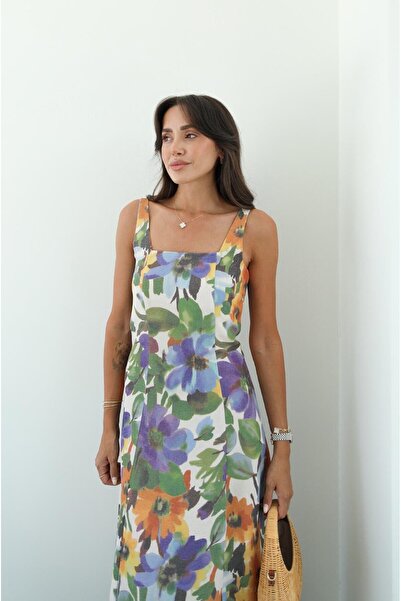 Havoş Φόρεμα με λουλουδάτο γιακά