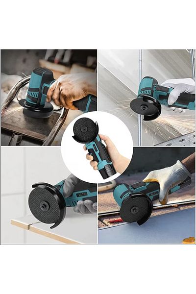FİAPFO Mini portable angle grinder, 12 V brushless motor with one battery