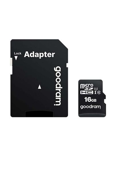 Goodram Card de memorie microSD Goodram 16GB,UHS I,cls 10 + adaptor, M1AA-0160R12