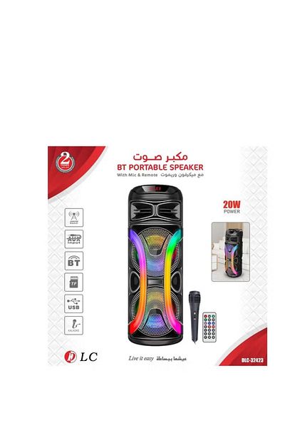DLC Attractive Light-Up Speaker with Microphone and Remote