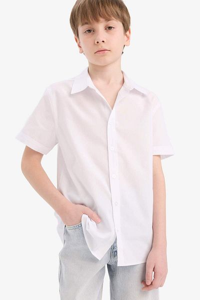 DeFacto Boys Polo Neck Cotton Short Sleeve Shirt F0298A825Au