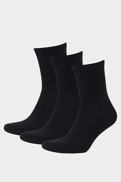 DeFacto Мъжки чифт от 3 памучни чорапи за маратонки F5318AXNS