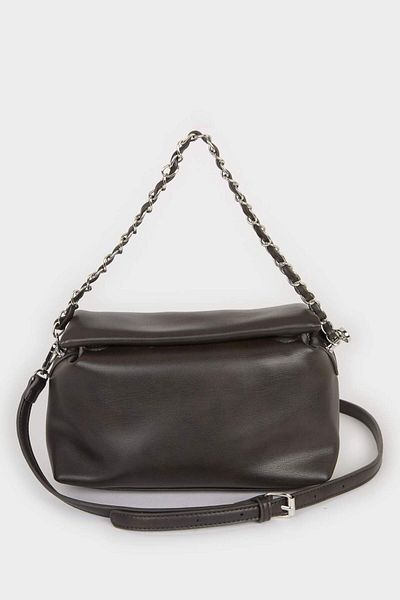 DeFacto Women's Faux Leather Crossbody Bag F1245Axns